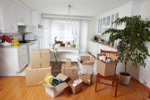 Manual handling safety during a removal job