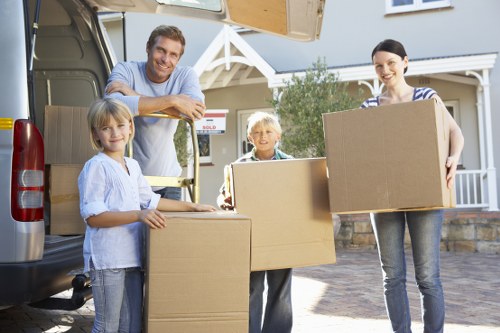 Booking and quotation discussion for a man and van service