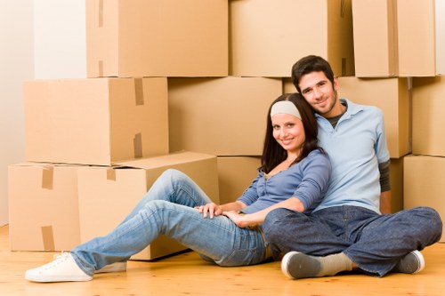 Efficient unpacking service helping a Shoreditch property settle in