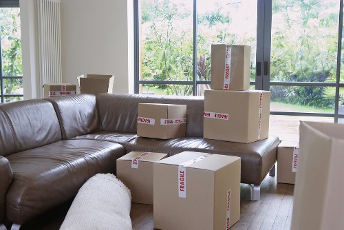 Office relocation equipment prepared for Shoreditch removals
